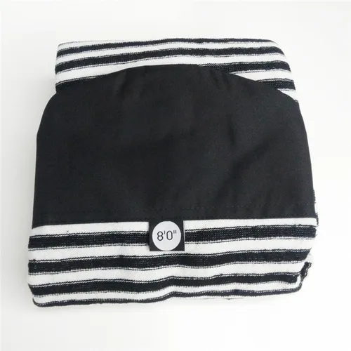 Imagen 2 del producto Bolsa protectora para surf, cubierta de calcetín de felpa elástica, calcetín de tabla de surf de secado rápido de 8 pies/9 pies/10 pies, bolsa cuadrada de punto, calcetín para tabla de surf