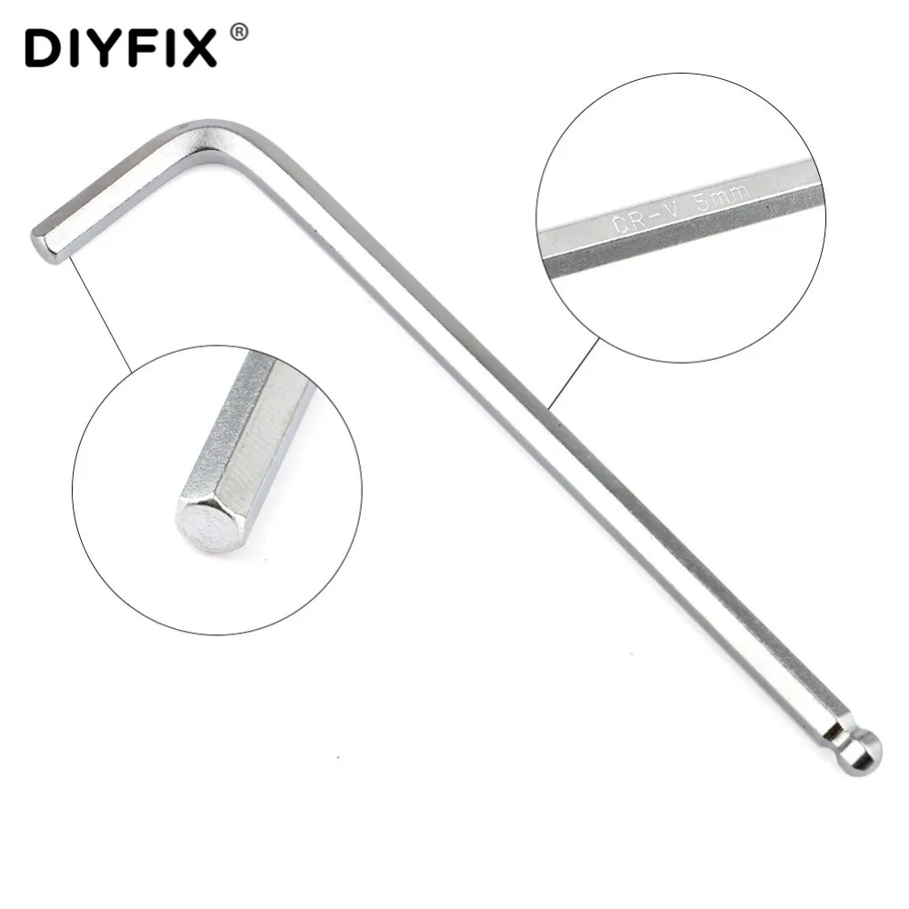 Универсальный шестигранный ключ DIYFIX, набор отверток, торцевой ключ, длинный/короткий кронштейн, набор ручных инструментов