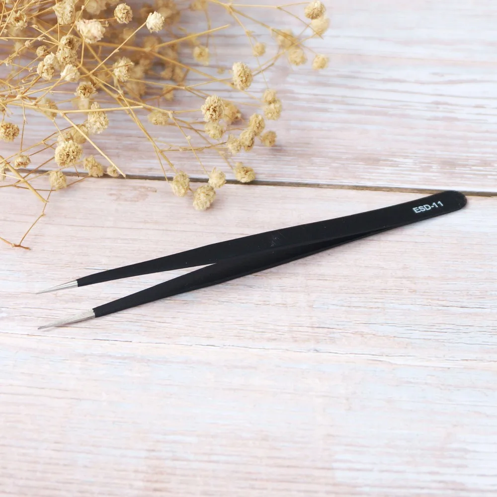 Sugar Beads Tweezers Antistatic Antimagnetic Antacid Swiss Technology Precision Tweezers Baking Fondant Decor Pastry Tools