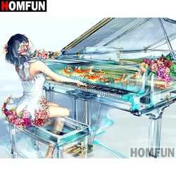 HOMFUN Full Square/Round Drill 5D DIY Diamond Painting