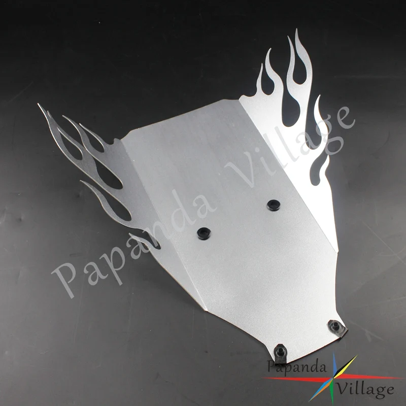 For Suzuki GSXR 1300 GSX1300R Hayabusa 1999-2007 Aluminum Silver Motorcycle Lower Under Belly Pan Wing