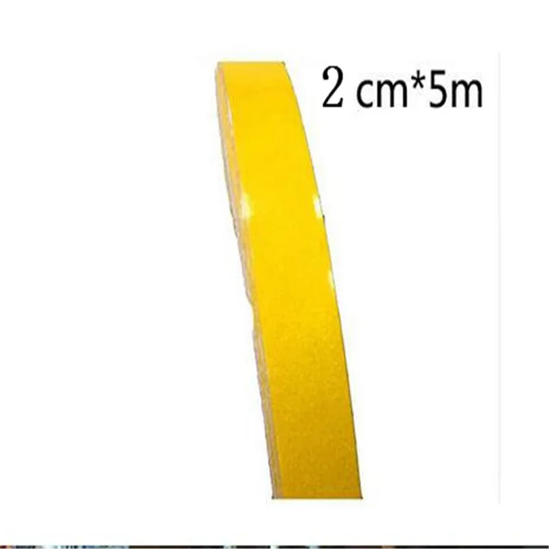 10 pcs/lot Car Style 5Mx2cm Warning Reflective Strips Sticker For Nightlight Decorative Bar Body Reflective Article