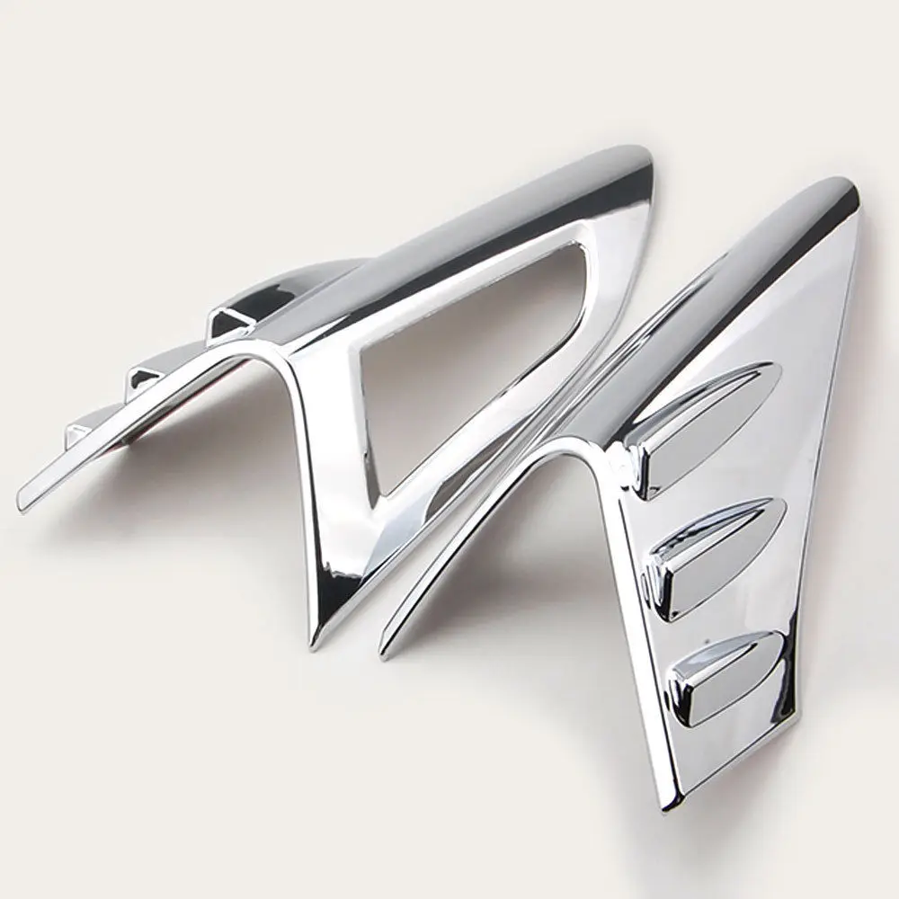 BBQ@FUKA New Car Styling Accessories ABS Chrome Car Rear Back Lamp Tail light Cover Trim For Toyota C-HR CHR 2016 2017 2018