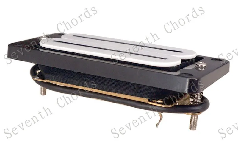 Ein Set mit 2 Stück Hot Rail Dual-Blade-Elektro-Gitarren-Humbucker-Tonabnehmern für Hals und Steg, 4-Draht-Tonabnehmer, Weiß oder Schwarz wählbar – Detail 13