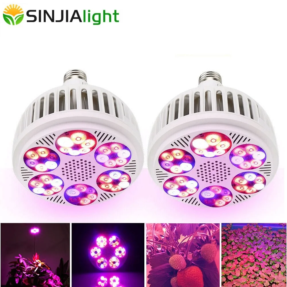 2pcs/lot 120W LED Grow Light Full Spectrum Plant Growing Lamp Led Bulb for hydroponics flowering seed indoor plants lighting