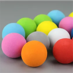 Bolas de golfe macias da espuma de eva, 10 colors, 42mm, 10pcs, para a prática ao ar livre, treinamento de tênis