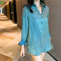 Cheap wholesale 2019 new Spring Summer Autumn Hot selling women's fashion casual ladies work Shirts BPK6550