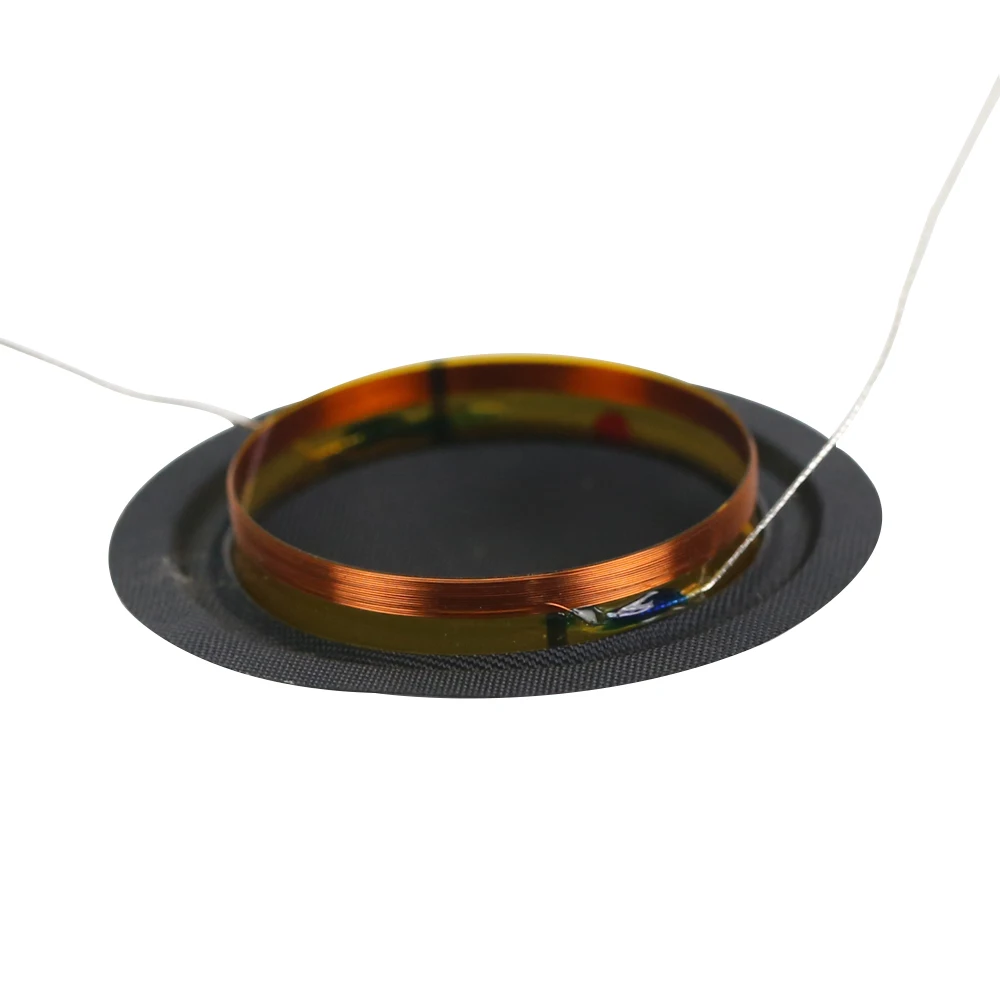Promotion 12pcs 25.4mm Tweeter Voice Coil Silk Diaphragm Drive 25.5core KSV Treble Speaker Repair DIY 6ohm 8ohm for Hivi 100pcs