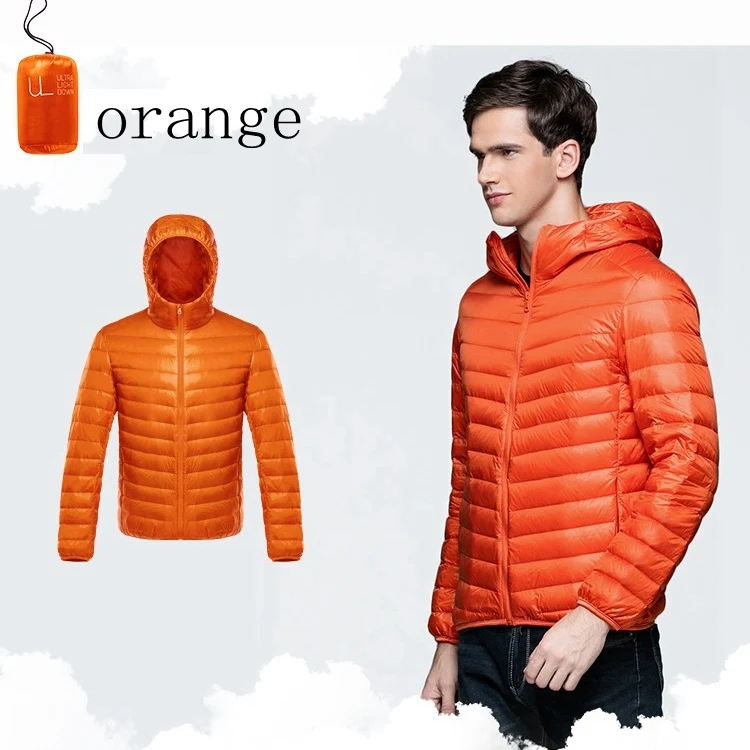 Chaqueta de plumón de pato para hombre, abrigo cálido con capucha, impermeable, 10XL 11XL talla grande, para Otoño e Invierno