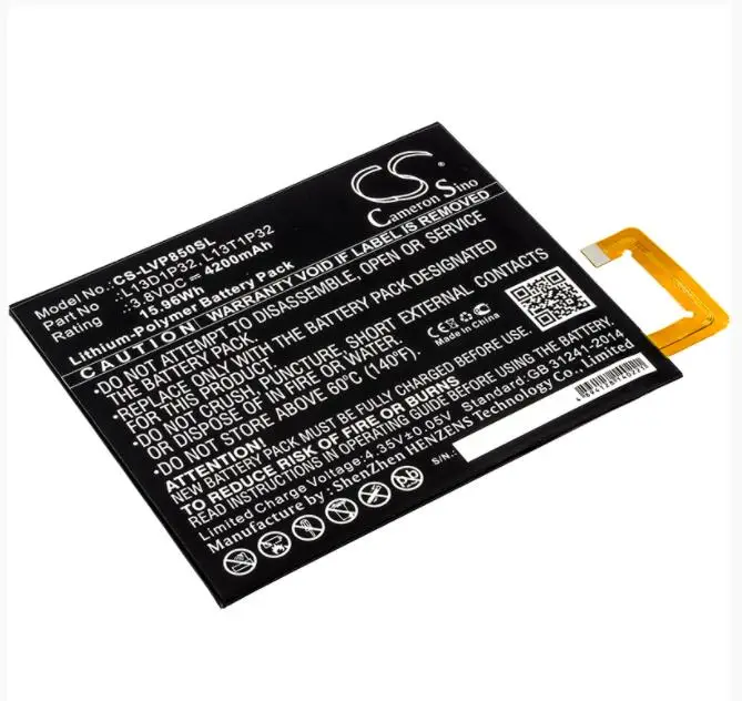 Cameron Sino 4200mAh battery for LENOVO Tab 2 A8-50 50F 50LC L13D1P32 L13T1P32 Tablet Battery