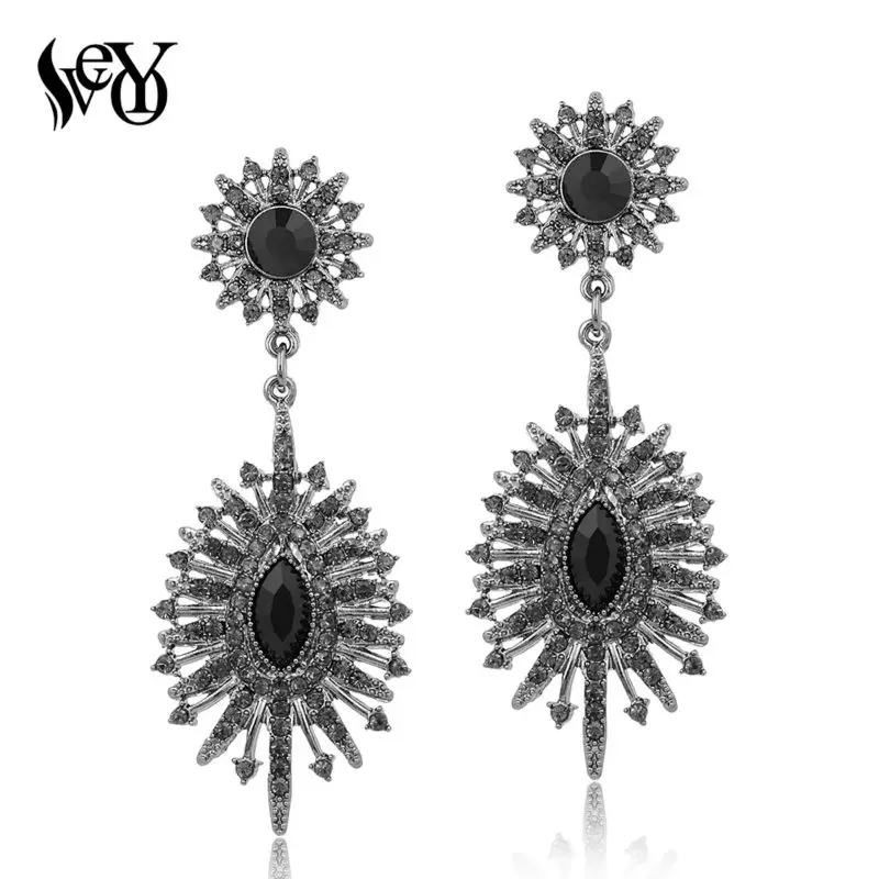 VEYO Rhinestone Earrings for Woman Drop Earrings Crystal Earrings Classic Trendy Elegant High Quality Brincos Pendientes