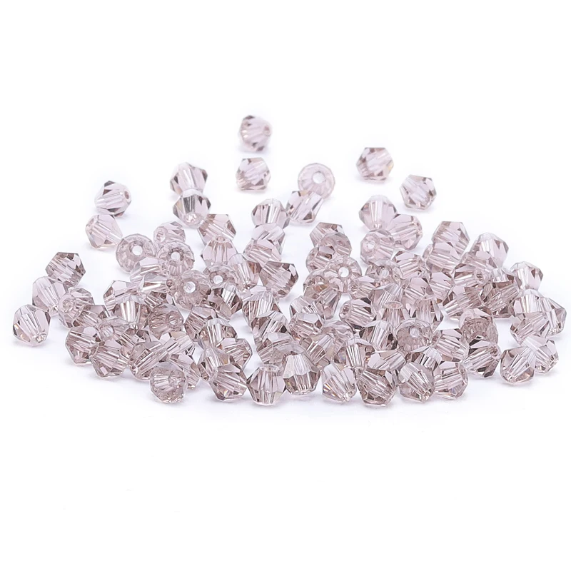 Dark Colour 100pc 4mm Austria Crystal Bicone Beads 5301 DIY Loose Beads Jewelry Decoration S-54