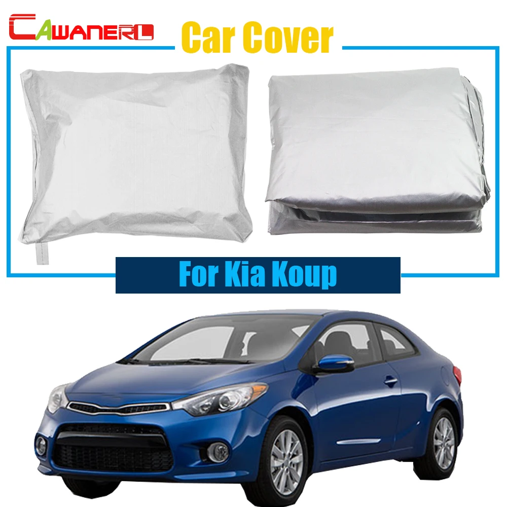 

Cawanerl New Car Cover Auto UV Anti Snow Sun Rain Preventing Protection Dustproof Cover For Kia Koup