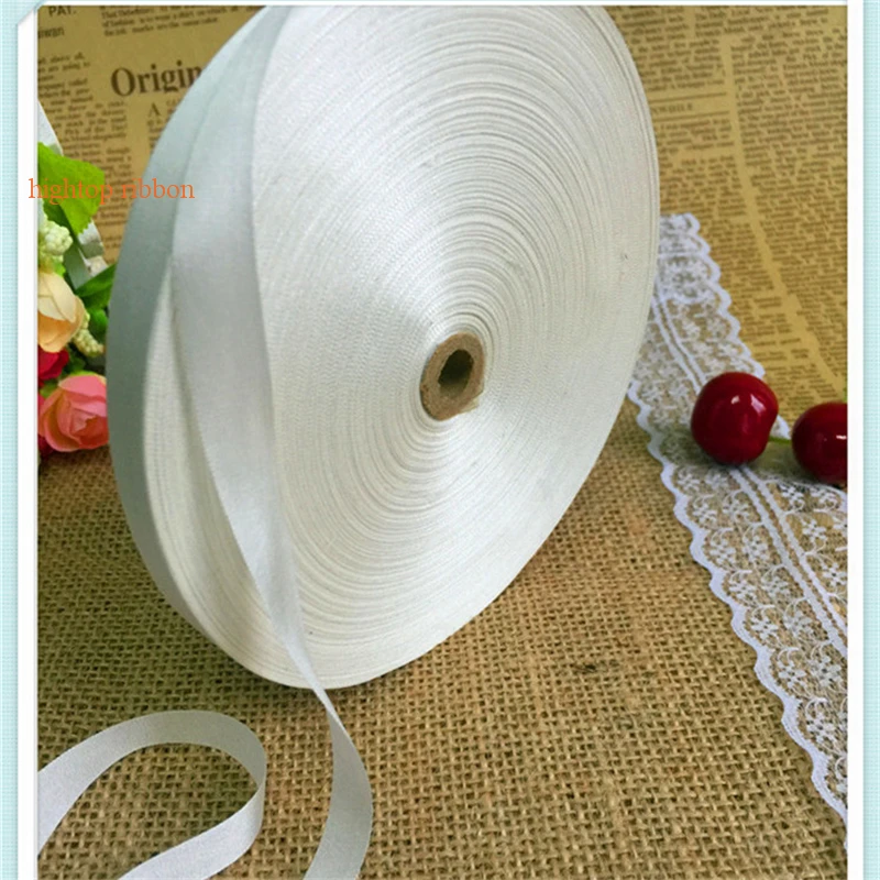 undyed Pure Silk Ribbon for Embroidery and Handcraft Project, Costume Accessory,White, Genuine, Free Shipping, 10mm 15mm size