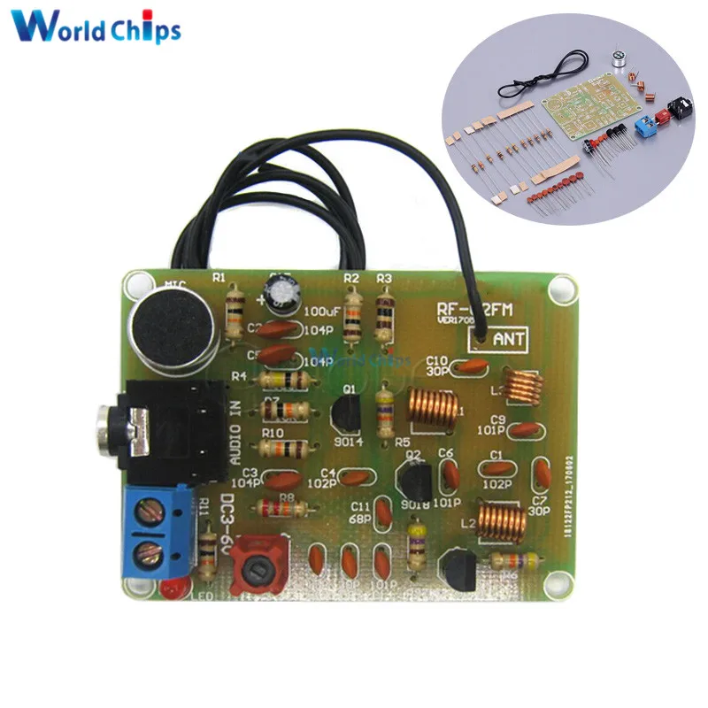 DC 3-6V FM Transmitter Module 88-108MHz FM Frequency Modulation Wireless Microphone Module DIY Kits Transmitter Board Parts