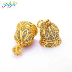 Pearls Decoration Components Crown Caps Connector Pendant Accessories For Women Natural Stone Pearls Tassel Jewelry DIY Making