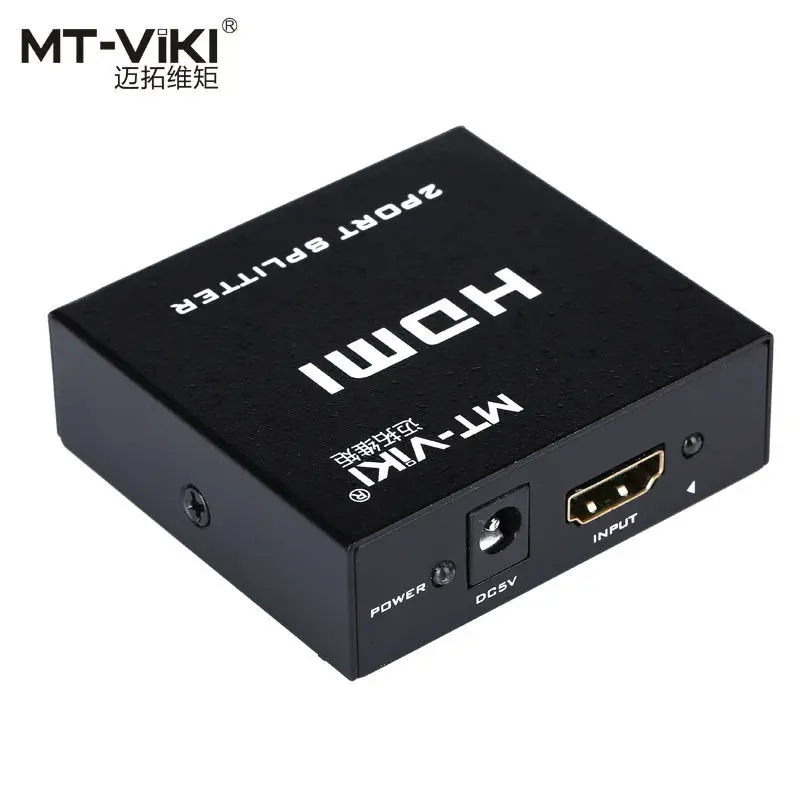 Imagem -02 - Mt-viki-distribuidor de Vídeo hd com Portas Hdmi 1x2 1080p Fhd 3d Entrada Saída 5v 1a Fonte de Alimentação Sp104m