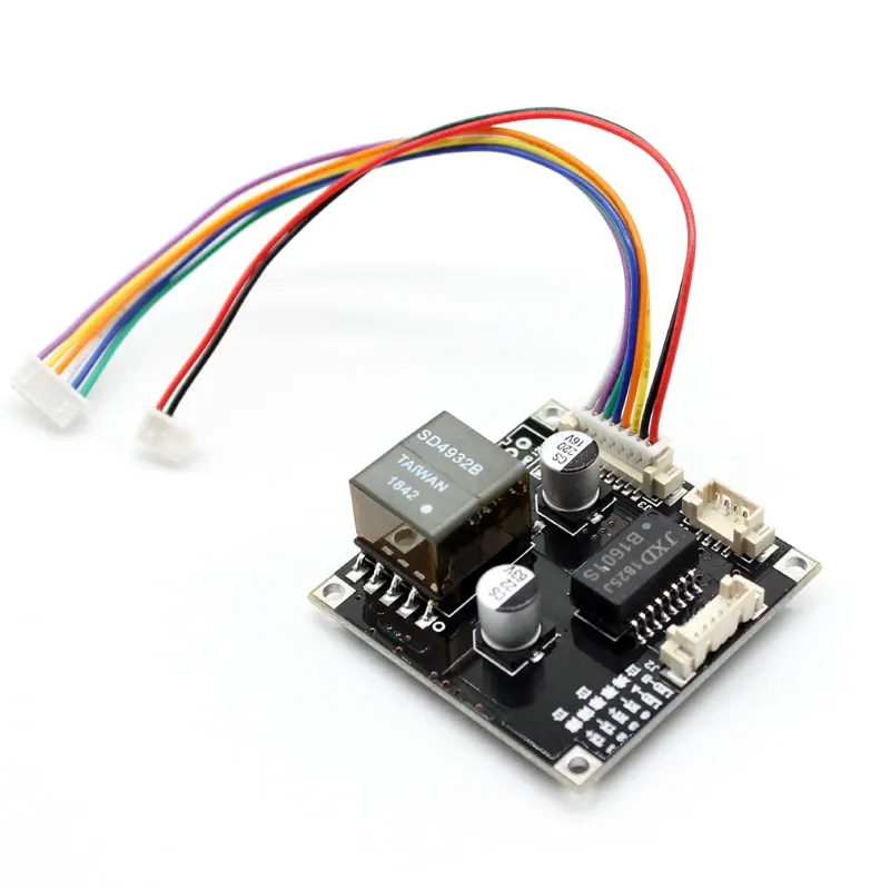 Input 44-57V Cctv Ip Camera Poe Module Pcb Board Output Dc 12V Voor Ipc Met Poe ip Kabel