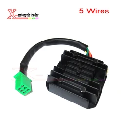 5 PIN Rectifier Cable Voltage Regulator For 125cc 150cc ATV Quads GY6 Pit Dirt Moto Bike Moped Scooter