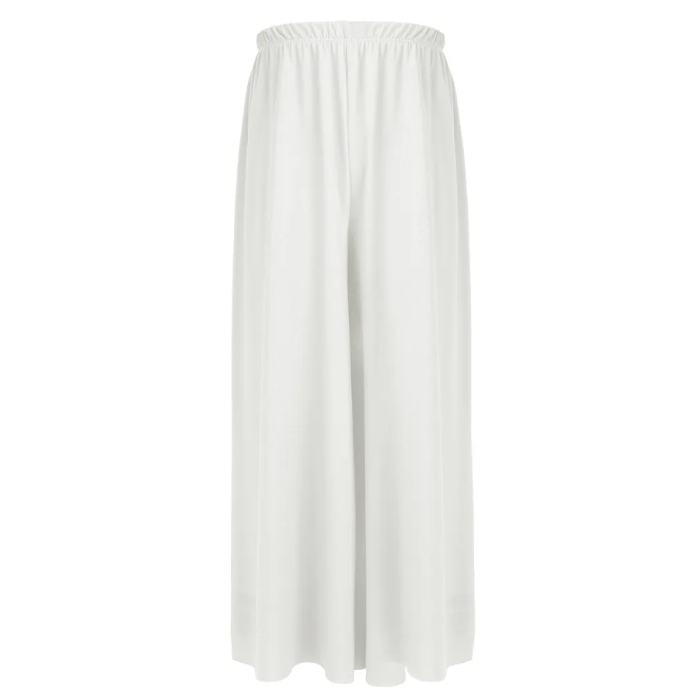 iiniim 4-14Y Kids Girls Loose Wide Leg Palazzo Pants for Celebration of Spirit Praise Dance Summer Dancing Pants for Children\'s