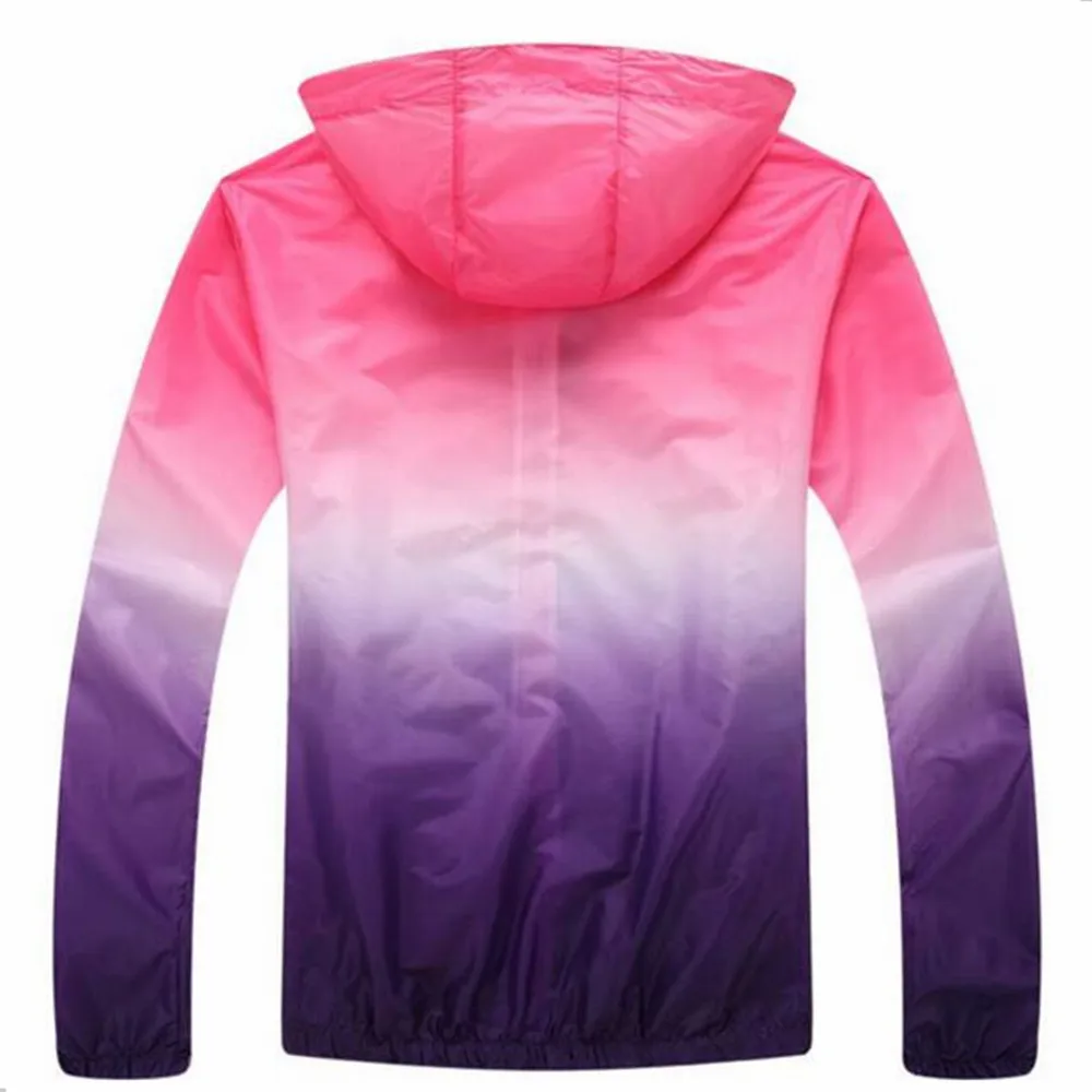 Lightweight SkinThin Outdoor Sports Jacket Hooded Polyester Waterproof Running Jacket Summer UV-Resistant Hiking Cycling Jacket