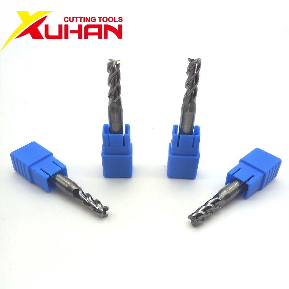 

Твердосплавная Концевая фреза с 3 канавками Φ5 ** 6D * 50L, фреза для алюминия, дерева, концевые фрезы из вольфрамовой стали, инструмент с ЧПУ