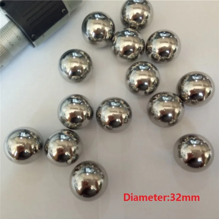 

10pcs/lot Dia 32mm steel ball bearing steel balls precision GC15 G16 high quality Diameter 32mm