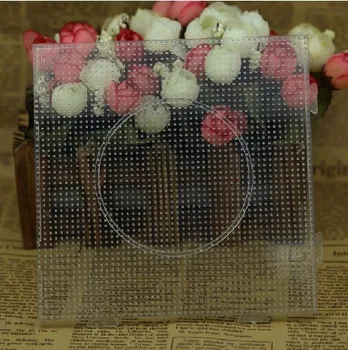 PUPUKOU 2.6mm Hama Beads template DIY Perler Square Pegboard Fuse Beads tool Educational Tangram Jigsaw Puzzle Template Kids Toy