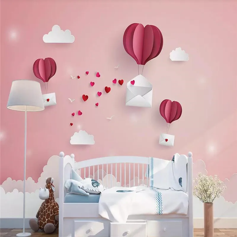 Einfache nette papier-cut kinderzimmer hintergrund professionelle produktion wandbild tapete großhandel, custom poster foto wand