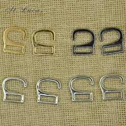 Wholesale new arrived 20pcs/lot 10mm 12mm silver gun-black gold metal shoes bags type 9 Buckle hooks buttons DIY Accessories