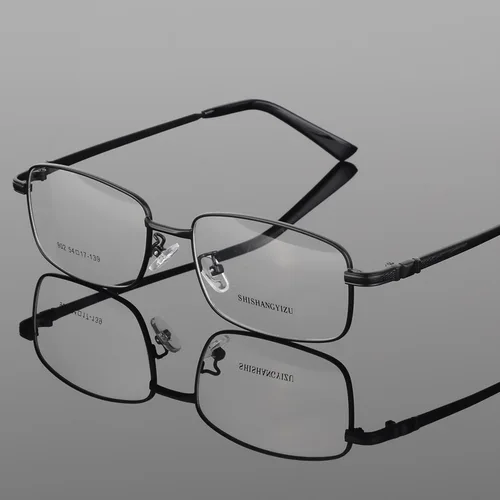 Imagen 2 del producto BCLEAR gafas de moda clásicas gruesas chapadas en oro nuevas monturas de gafas ópticas de montura completa para hombres monturas de gafas de moda S902