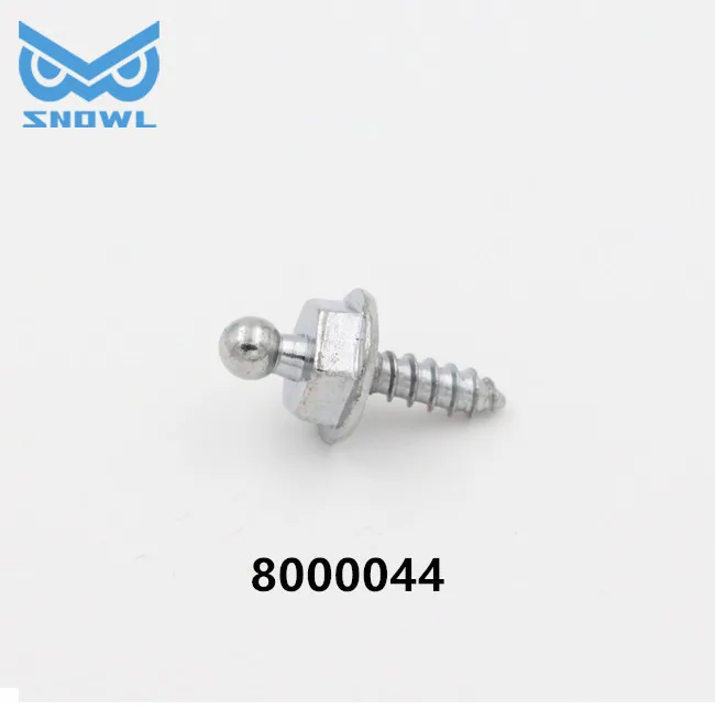 10 Pc 316 Stainless Steel Strap Lock Screw Nickel Plated M4*12mm Boat RV Canvas 8000044