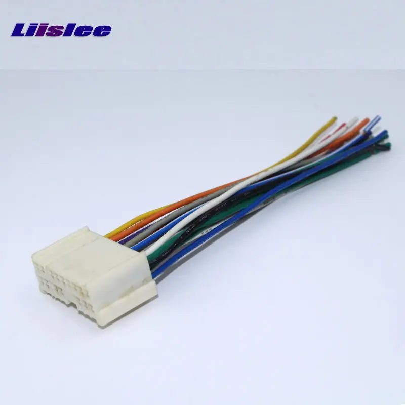 For Hyundai Accent Elantra Santa Fe Sonata  Car DVD Player Power Wire Cable Plug Into Factory Radio DIN ISO Female