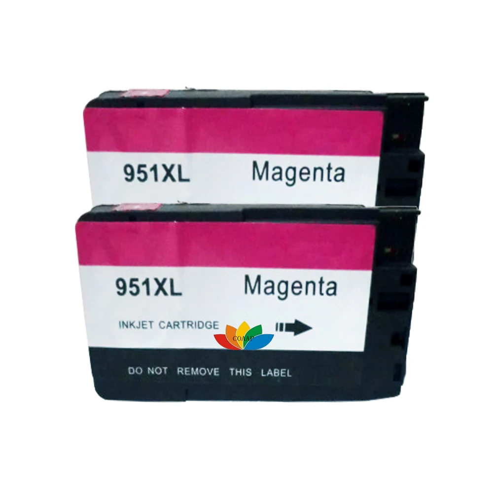 2PK Compatible Ink Cartridge for HP 951 XL Magenta Officejet Pro 8100 8620 8660 8630 8610 251dw 276dw 8610 8615 8625