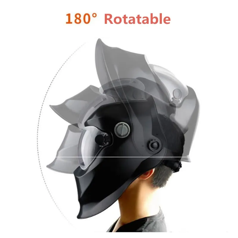 Gothic Punk Skull Solar Battery Automatic Darkening Electric Welding Mask Helmets Argon Arc Welder Cap for Welding