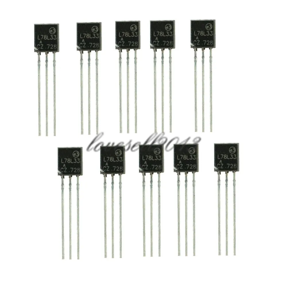 10PCS L78L33ACZ TO-92 78L33 L78L33 TO92 L78L33A 3.3V Voltage Regulator L78L33ACZ