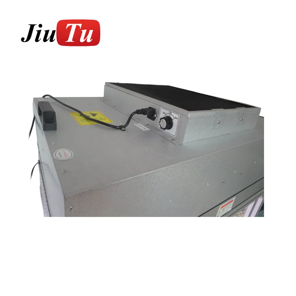 พัดลมที่มีประสิทธิภาพเครื่องฟอกอากาศหนึ่งร้อยLaminar Flow Hoodทำความสะอาด-Shedฝุ่นฟรีRoomสำหรับโทรศัพท์แตกLCD Repairing