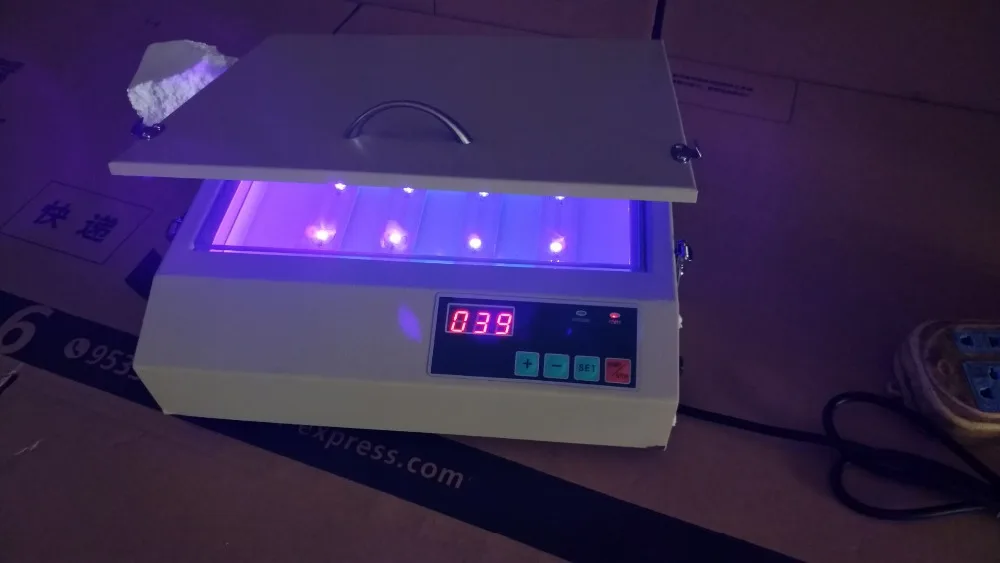 Imagem -06 - Pequena Máquina de Impressão de Tela de Exposição de Solidificação Ultravioleta uv