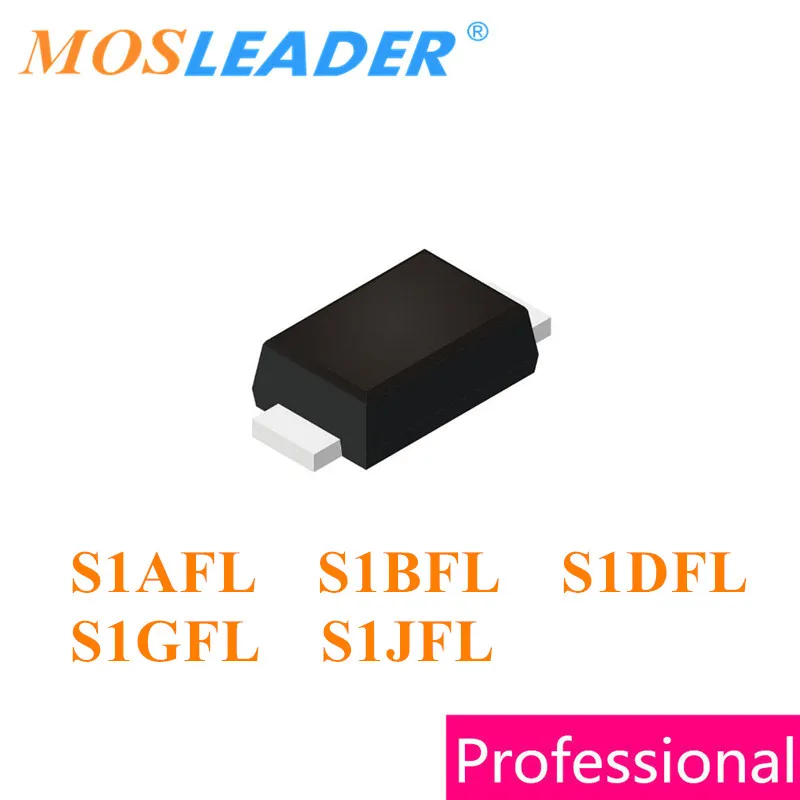 

Mosleader SOD123FL 1000 шт. 3000 шт. S1AFL S1BFL S1DFL S1GFL S1JFL, сделано в Китае, высокое качество