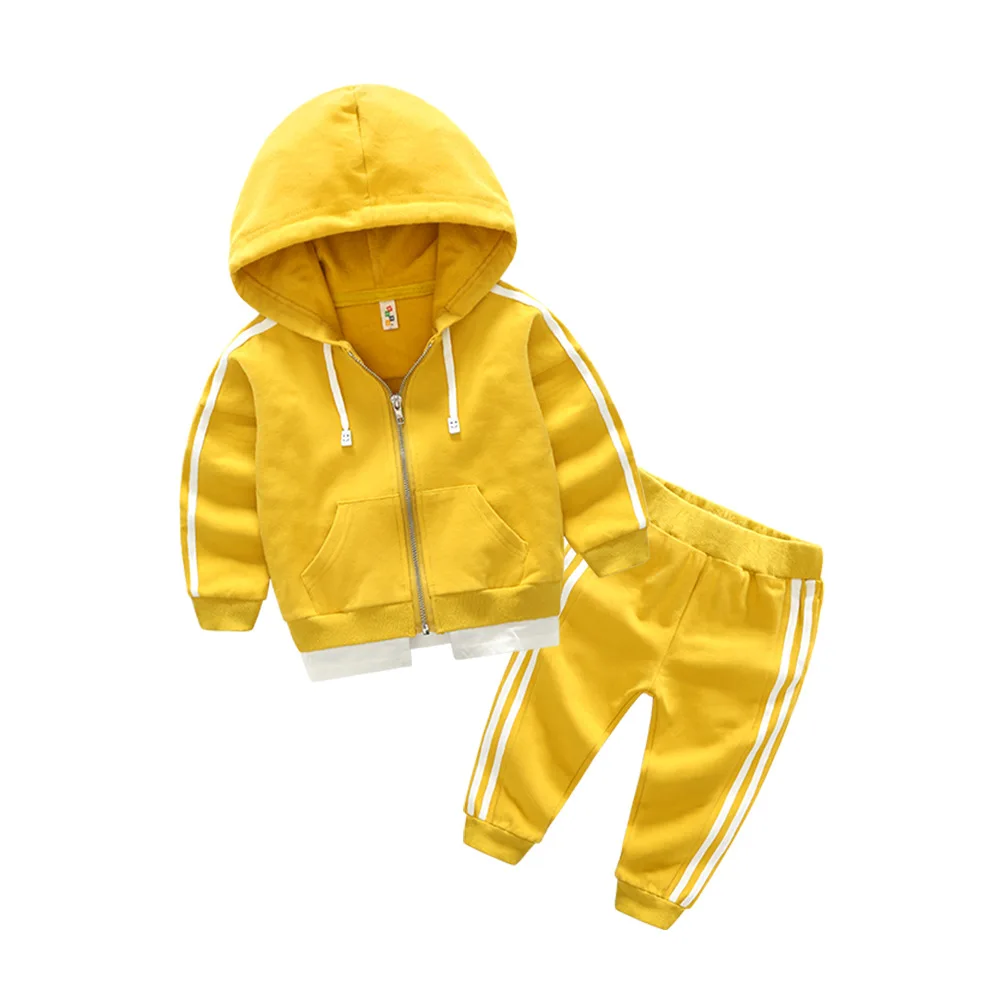 

2022 autumn boy girl clothes sets nice Pure cotton kids Hoodie+Haren pants Suit 2 piece toddler sports clothes Children clothes