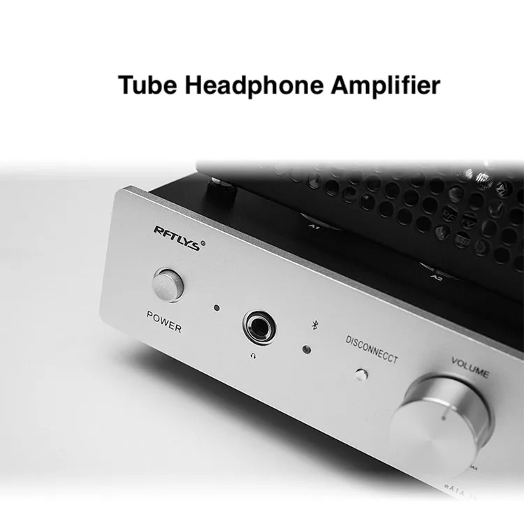 Imagem -03 - Rftlys Ea1a El34 12ax7 Amplificador de Tubo Hifi Requintado Fone de Ouvido Integrado com Receptor Bluetooth