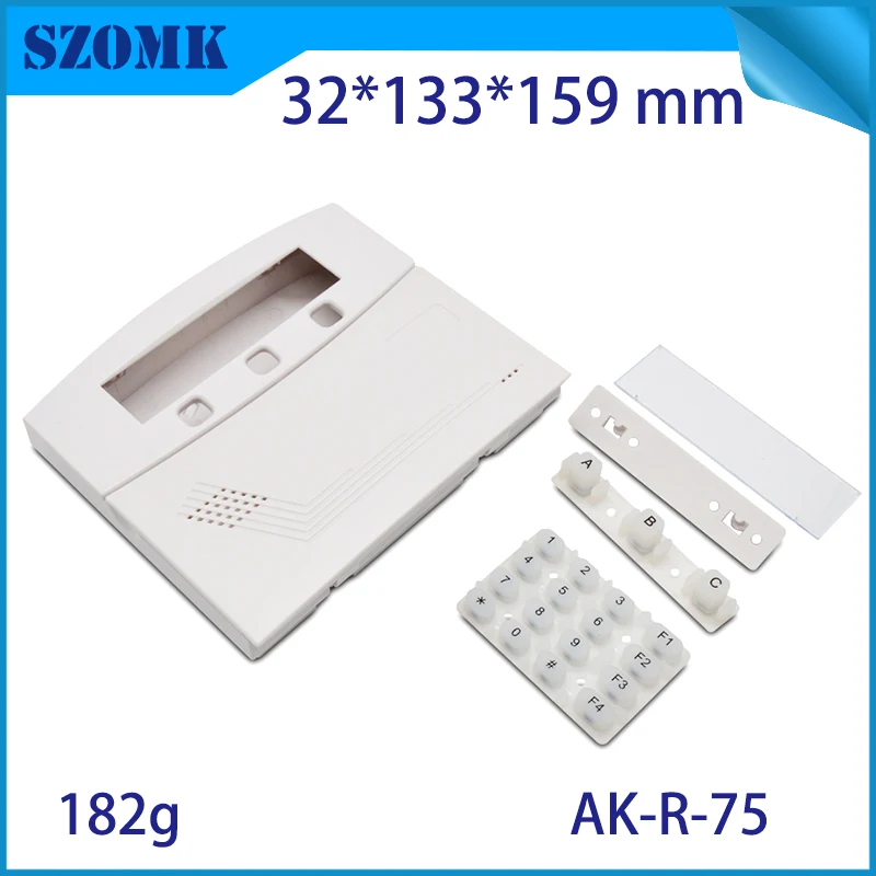 Wireless home burglar security alarm system enclosure 32*133*159mm abs plastic junction housing card reader project box szomk