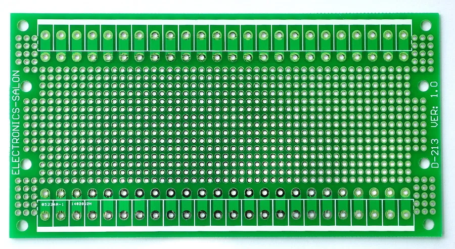 Doppel-Side Prototyp PCB,Universal Board, 137,4 x72mm.