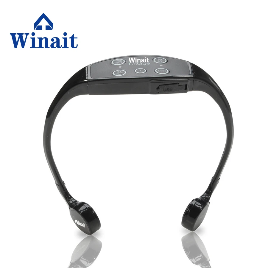 

Winait Excellent New Waterproof for Swimming Diving Headset Bone Conduction Stereo Music Headphones Sports Underwater 10m