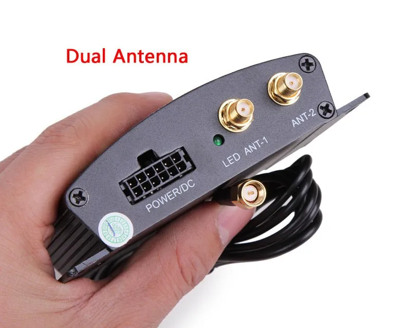 Dasaita High Speed HD Car TV Tuner Mobile DVB-T2 Digital TV Receiver Box Dual antennas for Russia Hotaudio Dasaita