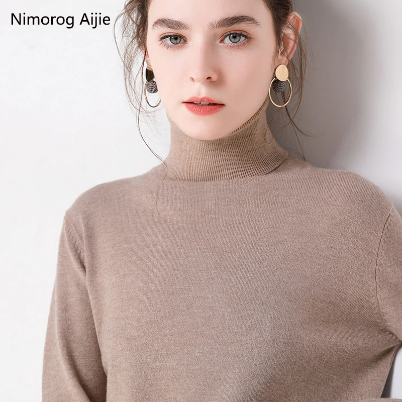 2022 Autumn Winter sweater women turtleneck cashmere sweater knitted pullover women sweter fashion sweaters new tops