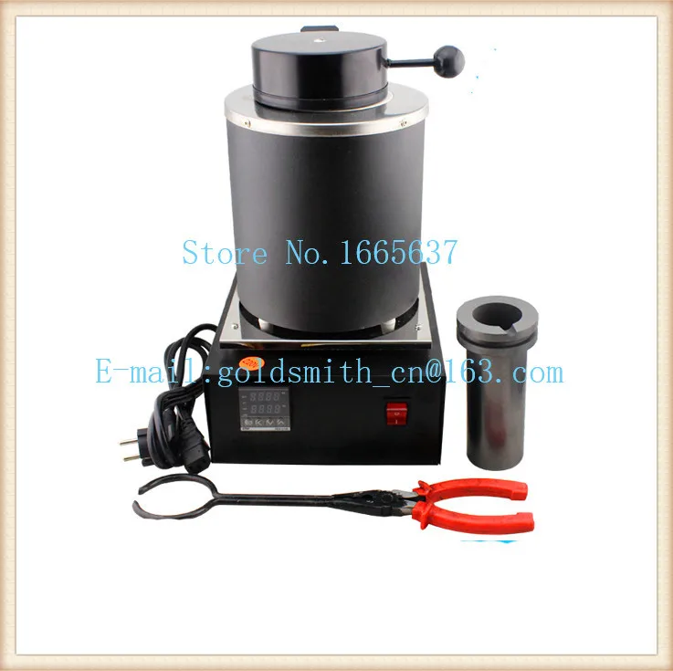 

Free Shipping Jewelry Making Tools 110V 2kg Mini Gold Melting Furnace Electric Melting Furnace with Tong Crucible