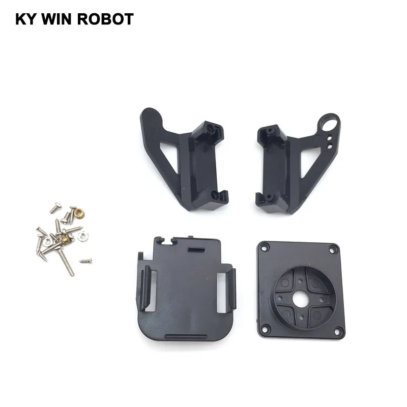 Servohalterung PT Pan/Tilt Kameraplattform, vibrationsdämpfende Kamerahalterung für Flugzeuge, FPV, spezielles Nylon-PTZ für 9G SG90 – Detail 1