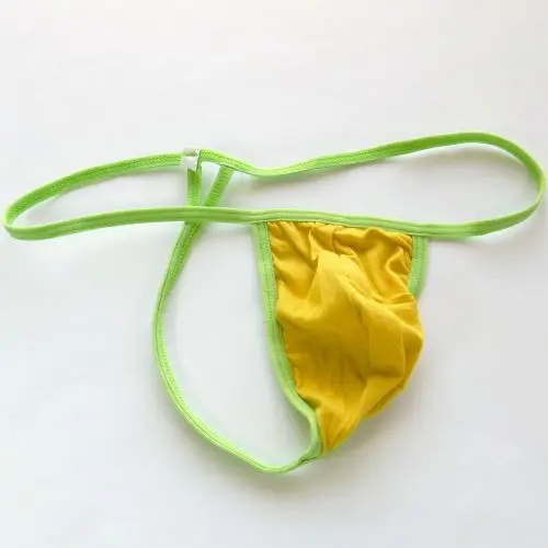 Mens G799C String Thong Pouch Fine Soft Cotton Colors Sexy Underwear Contoured Pouch