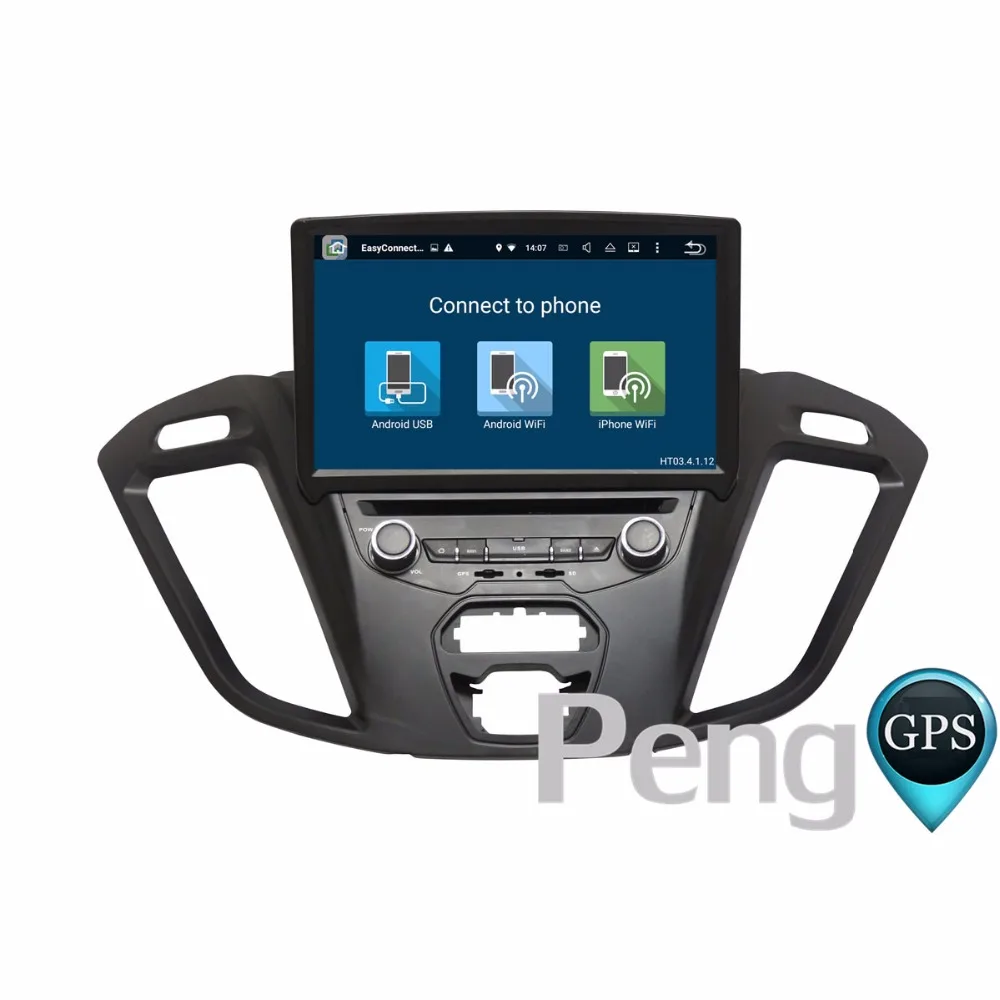 Octa Core Player 2 Din Stereo Android 13 Car Radio for Ford Transit 150/250/350/350hd GPS Navigation Autoradio Headunit